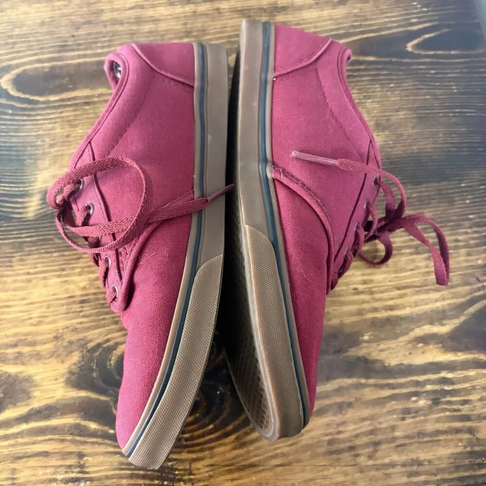 Vans Burgundy Sneakers‎ Size 8